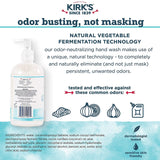 Kirk'S Odor Neutralizing Hydrating Hand Soap, Fragrance Free, 12 Ounce
