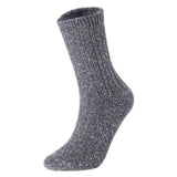 AATMart Big Girl's Women's 4 Pairs Wool Blend Crew Socks. Outstanding Quality Ideal for the Cold Winter Weather Size 6-9 HR1614 (Black, Dark Grey, Grey, Navy)
