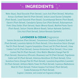 Body Wash, Lavender & Cedar Scent, Gently Cleanses and Revitalizes, Plant-Based Formula, Non-GMOs, Parabens, Harsh Preservatives, Synthetic Colors, Pack of 5, 12.5 Fl OZ Per Pack