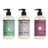 Liquid Hand Soap, 1 Pack Basil, 1 Pack Lavender, 1 Pack Mum, 12.5 OZ each