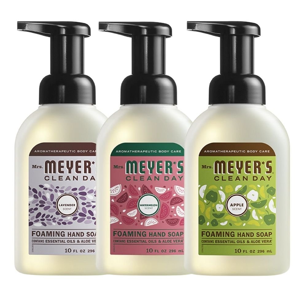 Foaming Hand Soap, 1 Pack Lavender, 1 Pack Watermelon, 1 Pack Apple Cider, 10 Fluid Ounce