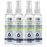 M.D. Science Premium Alcohol Free Hand Sanitizer with Benzalkonium Chloride, Tea Tree Oil and Aloe Vera, 3 fl Oz. (Pack of 4)