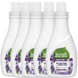 Natural Fabric Softener, Lavender Scent, Softens Fabric & Reduces Static, Plant Derived, Made With Essential Oils, Beautiful Aroma,  Pack of 5, 32 Fl OZ Per Pack