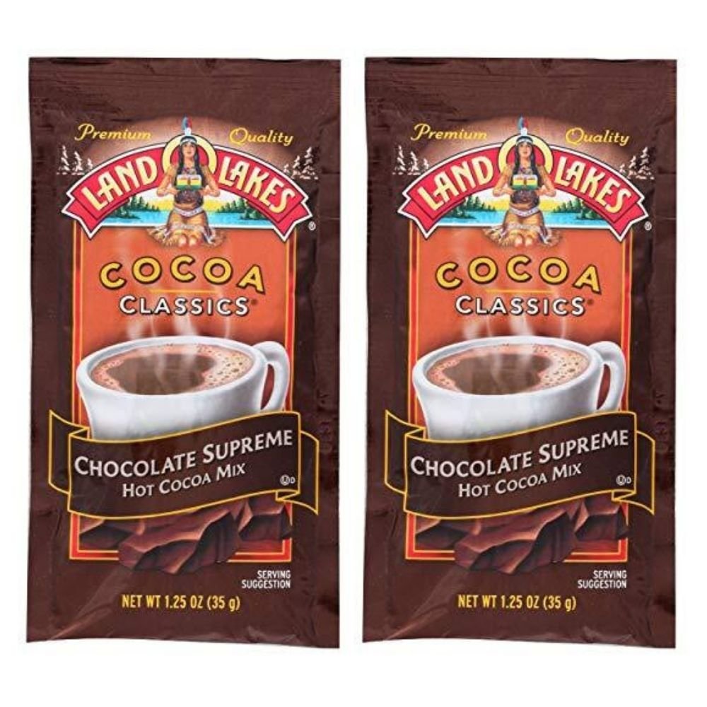 Cocoa Classic Hazelnt, Chocolate Hot Coca Mix, Artifically Flavoured, Gluten-Free and Non GMO, Luxuriously Deep Flavor, Pack of 2, 1.25 OZ Per Pack
