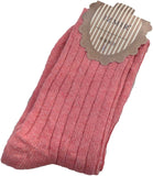 Lovely Annie Women's 2 Pairs Thick Wool Socks Stripped Casual Size 7-9