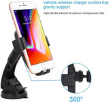 Lian LifeStyle Super Intelligent Wireless Charger for Samsung, iPhone or Any QI-Enable Smartphone LLSLY CW15 Vent Mount