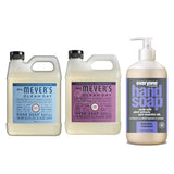 Liquid Hand Soap Refill, 1 Pack Rain water, 1 Pack Plumberry, 33 OZ each include 1, 12.75 OZ Bottle of Hand Soap Lavender + Coconut