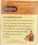 Vermont Maple Ginger Tea, Single Box 3-Packs