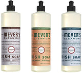Liquid Dish Soap, 1 Pack Lavender, 1 Pack Geranium, 1 Pack Snowdrop, 16 OZ each