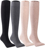 Lovely Annie Big Girl's Women's Fancy Thigh High Cotton Boot Socks L1888 Size 5-11