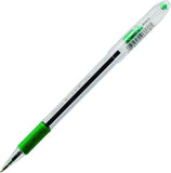 Pentel R.S.V.P. Ballpoint Pen, 0.7mm Fine Tip, Green Ink, Box of 12 (BK90-D)