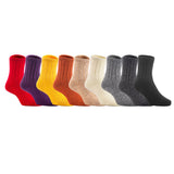 6 Pairs Children's Durable, Stretchable, Thick & Warm Wool Crew Socks. Perfect as Winter Snow Sock and All Seasons FS01 6P Size 2Y-4Y(Random Boy Color)