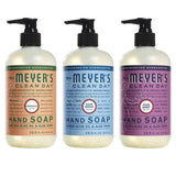 Liquid Hand Soap, 1 Pack Geranium, 1 Pack Rain Water, 1 Pack Plumberry, 12.5 OZ each