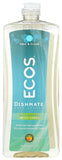 Non Toxic, Hypoallergenic Dishmate, Free and Clear, Ultra-Concentrated, Without Dyes, Parabens, Phosphates, Phthalates, Pack of 2, 25 FL OZ Per Pack