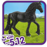 Franco 18 inch Non-posable Boy Regular Fashion Doll + Horse Club Animal Figurine Horse Toys for Girls and Boys, Pack of 2