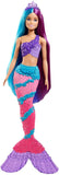 Barbie Dreamtopia Mermaid Doll (13-Inch) with Extra-Long Two-Tone Fantasy Hair, Hairbrush, Tiaras and Styling Accessories, Gift for 3 to 7 Year Olds