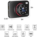 Lian LifeStyle Latest Technology HD Dash Camera Trusted Quality Car Accessories: Security Camera Front & Rear with Night Vision for Safety SD LY1000