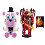 Five Nights at Freddy's Pizza Simulator - Helpy Collectible Figure + Toys DC Multiverse Azrael: Batman Curse of The White Knight #1 7" Action Figure, Pack of 2