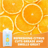 Non-Toxic All-Purpose Cleaner , Orange, US EPA Safer Choice certified, Plant-Powered Ingredients, Tough on Grease, Pack of 6, 80 Fl OZ Per Pack
