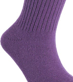 Lian LifeStyle Big Girl's Women's 4 Pairs Knee High Wool Socks LBGFS05 Size 6-9