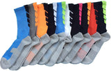Lian LifeStyle Women's 1 Pair All Sport Crew Socks 0027 Size M