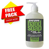 Liquid Hand Soap Refill, 1 Pack Basil, 1 Pack Geranium, 1 Pack Lavender, 33 OZ each include 1, 12.75 OZ Bottle of Hand Soap Spearmint + Lemongrass