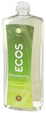 Non Toxic, Hypoallergenic Dishmate, Pear, Ultra-Concentrated, Without Dyes, Parabens, Phosphates, Phthalates, Pack of 6, 25 FL OZ Per Pack