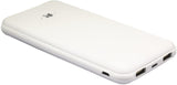 Lian LifeStyle Exceptional Portable Phone Charger w/Dual USB Output - 10000 mAh Ultra High Capacity Power Bank, High-Speed Charging for iPhone, iPad, Samsung & Other Cell Phones - Y3 White