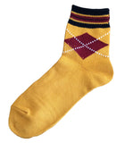 Splendid Women's 4 Pairs Mid Calf Cotton Crew Socks. Comfortable, Breathable and the Best Fit for Multiple Activities Size 6-9 (4 Yellow)