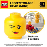 Room Copenhagen, LEGO Storage Head - Stackable Storage Solution, Holds up to 100 Building Bricks - Mini, Winky