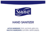 Suave Hand Sanitizer Alcohol Based Kills 99.9% of Germs 10 oz,Pack of 6