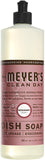 Mrs. Meyers Clean Day Liquid Dish Soap, 1 Pack Basil, 1 Pack Lemon Verbena, 1 Pack Honeysuckle, 1 Pack Rosemary, 16 OZ each