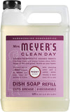 Liquid Dish Soap Refill, 1 Pack Basil, 1 Pack Peony, 48 OZ each