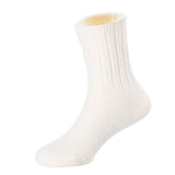 6 Pairs Children's Durable, Stretchable, Thick & Warm Wool Crew Socks. Perfect as Winter Snow Sock and All Seasons FS01 6P Size 4Y-6Y(White)