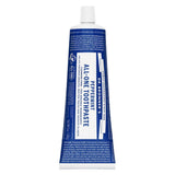 All-One Toothpaste Peppermint,  5 ounce) - 70% Organic Ingredients, Natural and Effective, Fluoride-Free, SLS-Free, Helps Freshen Breath, Reduce Plaque, Whiten Teeth Vegan  4 Pack