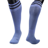 Meso Women's 1 Pair Extremely Durable Knee High Sports Socks - Fitness & Workout Clothing, Gym, Gear or Fashion Socks XL003 Size M(Light Blue)