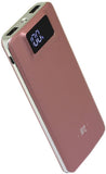 Lian LifeStyle Exceptional Portable Phone Charger w/Dual USB Output - 20000 mAh Ultra High Capacity Power Bank, High-Speed Charging for iPhone, iPad, Samsung & Other Cell Phones - Y10 Pink