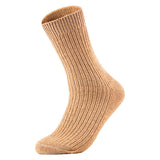 Meso Women's Big Girl's 4 Pairs Comfortable Gorgeous Durable & Breathable Wool Crew Socks for Daily Use FS03 Medium  (Random)