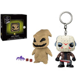 Nightmare Before Christmas - Oogie Boogie Collectible Figure + Keychain: Horror - Jason Voorhees Toy Figure, Pack of 2