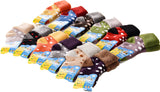 Lian LifeStyle Men's 5 Pairs Pack Rabit Hair&Wool Crew Socks Solid Size 7-11 Solid