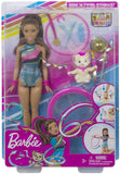 Barbie Dreamhouse Adventures Teresa Spin ‘n Twirl Gymnast Doll, 11.5-inch Brunette, in Leotard, with Accessories