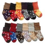 Lovely Annie 3 Pairs Children's Comfy, Durable Wool Socks | Thick & Warm Socks Perfect as Winter Snow Sock and All Seasons Girl 12M-36M Random Color