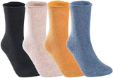 Lian LifeStyle Big Girl's Women's Fashion Wool Blend Crew Socks L1844 Size 6-9