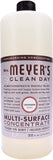 Multi-Surface Cleaner Concentrate, Lavender Scent, Use to Clean Floors, Tile, Counters, Biodegradable Formula, Pack of 4, 32 OZ Per Pack
