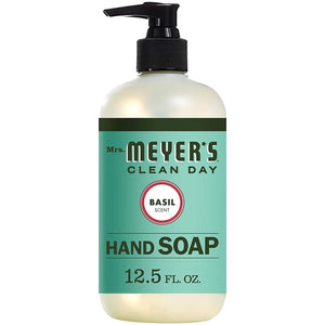 Liquid Hand Soap, Basil, 12.5 OZ 6-Packs