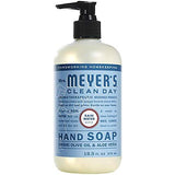 Mrs. Meyers Clean Day, 2 Packs Liquid Hand Soap 12.5 OZ, 2 Packs Hand Lotion 12 OZ, Rainwater, 4-Packs