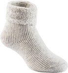 Lian LifeStyle Boy's 6 Pairs Extra Thick Wool Socks Crew Plain Color LK01 (0Y-5Y)