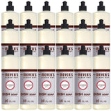 All Natural & Biodegradable Dish Soap Liquid Dishwashing Soap with Lavender Scent Plastic Free Dish Soap Made With Organic Ingredients, 16 Fl OZ Per Bottle, 18 Bottles