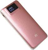Lian LifeStyle Exceptional Portable Phone Charger w/Dual USB Output - 20000 mAh Ultra High Capacity Power Bank, High-Speed Charging for iPhone, iPad, Samsung & Other Cell Phones - Y10 Pink