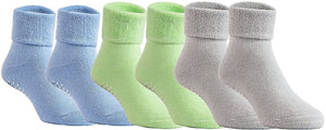 Lian LifeStyle Super Cute Unisex Children 6 Pairs Cotton Crew Socks ZM01 Size 1Y-3Y